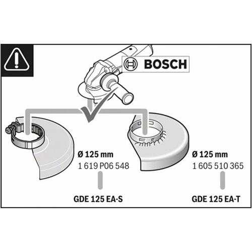 Odsávací kryt GDE 125 EA-S pre 125 mm uhlové brúsky