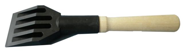 Zasklievacia lopatka PVC s drevenou rúčkou